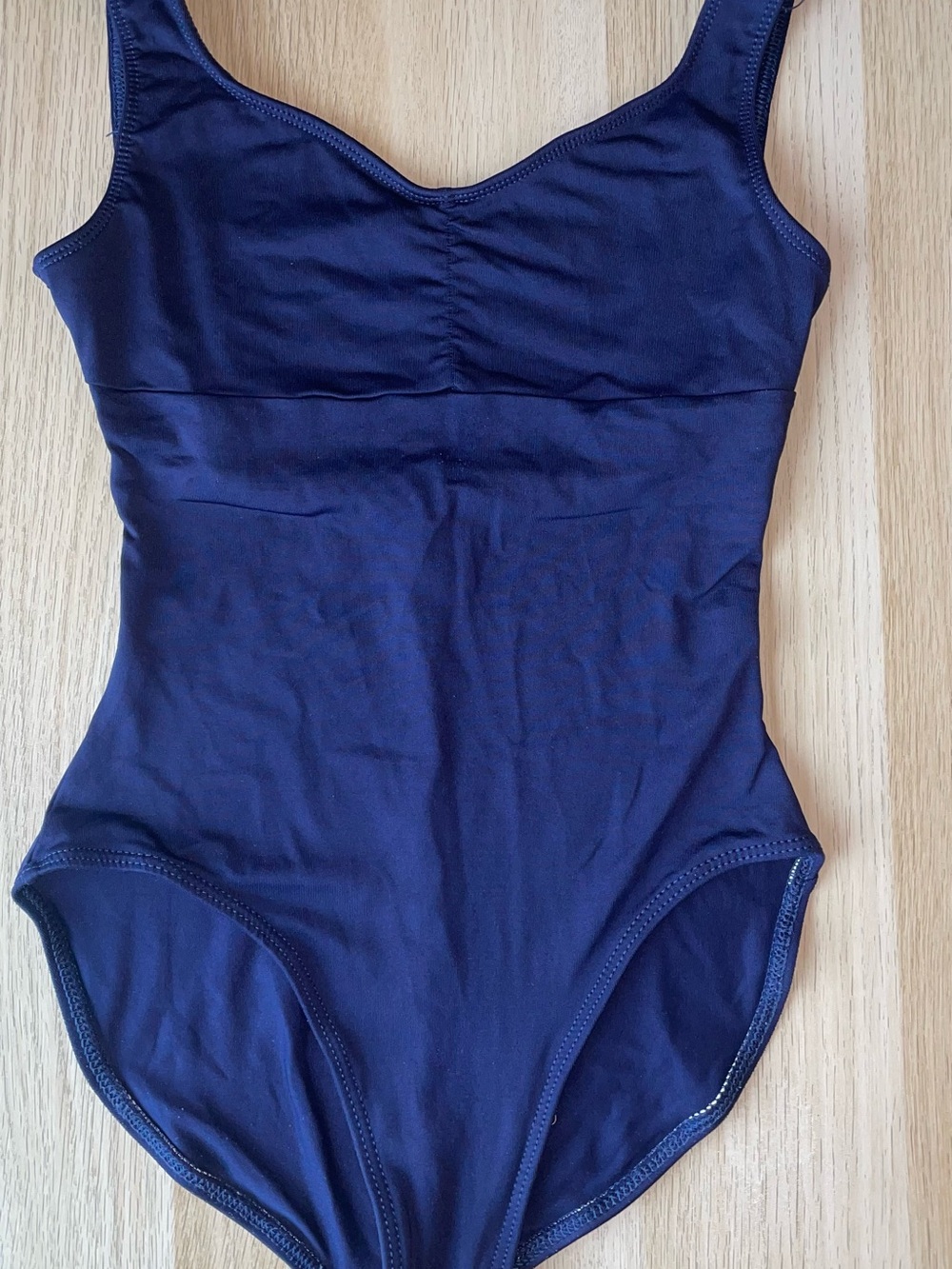 Women's Navy Blue Scoop Neck leotard size small